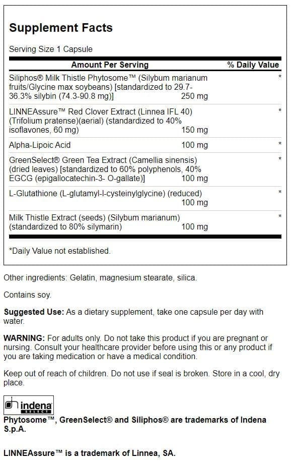 Swanson Ultimate Liver Elixir 30 Capsules