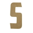 thumbnail image 1 of Wooden Letter Unfinished, American Captain Font, Craft Cutout, 1 of 3