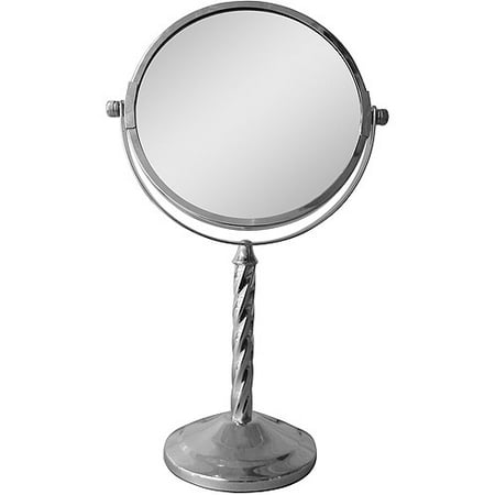 Magnified Makeup Mirror - Freestanding Bath Magnifying Makeup Mirror