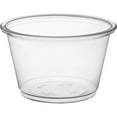 thumbnail image 5 of 200  Plastic Portion Cups with Lids  4 oz. - Disposable Soufflé Cups, Jello Shot Cups With Lids, Clear Plastic Containers Perfect for salad Dressing and More, 5 of 8
