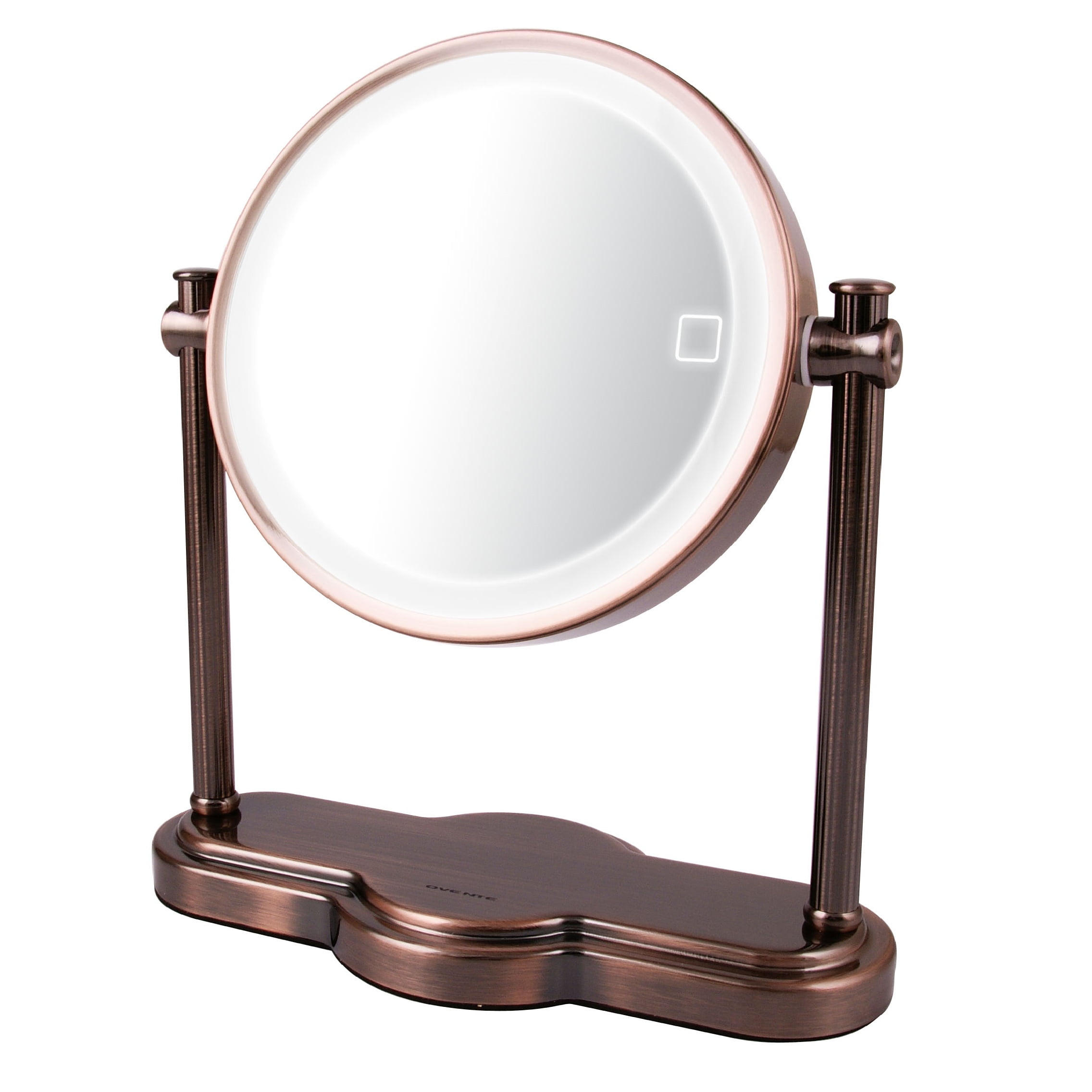 Ovente Mht80ab Dual Sided Multi Touch Tabletop Vanity Mirror Antique Brass 8 Inch 3 5 Pound