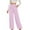 Purple, variant on Diufon Women's Casual Dress Pants Button High Waisted Straight Leg Loose Suit Pants Casual Versatile Business Pant