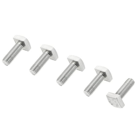 

Square Head Bolt 5 Pack M8x20mm 304 Stainless Steel Grade C Square Screws