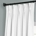 thumbnail image 3 of Amay Blackout Double Pinch Pleat Curtain Panel Draperies Curtain White 72"W x 96"L-1 Panel, 3 of 5