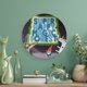 thumbnail image 4 of Bosque mágico súper feliz Plato decorativo de porcelana fina (bone china), plato decorativo de cerámica para hogar, oficina, soporte de pared, platos decorativos para dormitorio - 6 pulgadas (15 cm), 4 of 5