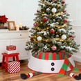 thumbnail image 4 of Inadays Christmas Tree Collar Christmas Tree Skirts Christmas Tree Decoration Indoor Stand Collar Basket Round Base Cover with Boots 23.6 inch Snowman Boots, 4 of 7