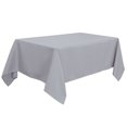 thumbnail image 1 of Mantel Rectangular - Mancha Resistente Arrugas Resistente Manteles, Comedor Mantel para Boda Picnic Interior Exterior Mesa gris 60 x104, 1 of 9