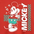 thumbnail image 3 of Disney - Mickey & Friends - Checkered Retro Design - Toddler And Youth Long Sleeve Graphic T-Shirt, 3 of 5