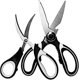 thumbnail image 5 of Tijeras de cocina de - Incluye tijeras para mariscos como bonificación - Tijeras utilitarias ultraafiladas de acero inoxidable de alta resistencia para todo uso, 5 of 5