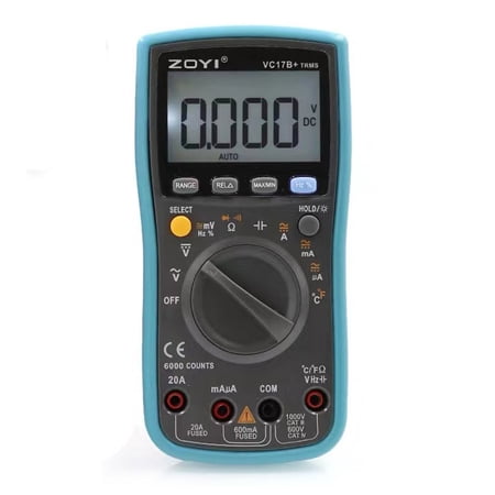 ZOTEK VC17B Digital Multimeter 6000 Counts Backlight AC DC Ammeter ...