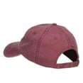 thumbnail image 3 of Santa's Sleigh Embroidered Washed Cap - Maroon OSFM, 3 of 5