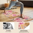 thumbnail image 4 of Golden Retriever with Flowers Hot Yoga Mat Towel Non Slip for Hot Yoga - Quick-Drying Yoga Mat Cover with 4 Corner Pockets with Travel Bag - Hot Yoga Towel Non Slip 70"x26", 4 of 6