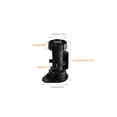 thumbnail image 2 of Dalazy 4 Pieces Adjustable Cabinet Wardrobe Closet Feet Bathroom Kitchen Chair Sofa Table Desk Nightstand Support Legs Large Clip, 2 of 6