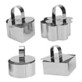 thumbnail image 3 of CHICHUMID 4Pcs Heart Shaped Pancake Mould Stainless Steel Baking Tools for Dessert Making, 3 of 7