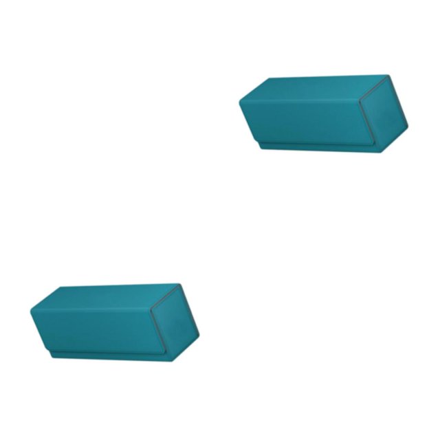 Ounissouiy Estuches para tarjetas de juego, caja de cuero PU Premium para cubierta de carga lateral duradera, caja de tarjetas magnéticas de PU Type2 NO2