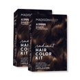 thumbnail image 1 of Madison Reed Radiant Hair Color Kit, Dark Brown for 100% Coverage of Resistant Gray Hair, Ammonia-Free, 4.5NNN Barletta Brown, Permanent Hair Dye, Pack of 2, 1 of 7
