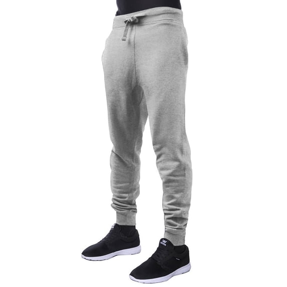 Ma Croix Mens Basic Jogger Pants Fleece Slim Fit Fleece Sweatpants