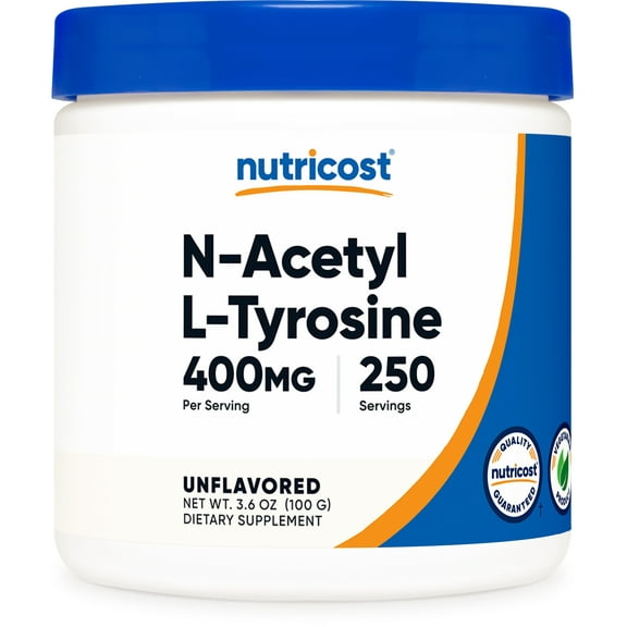 Nutricost N-Acetyl L-Tyrosine (NALT) Supplement Powder 100 Grams