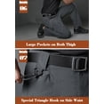 thumbnail image 4 of REDHOTYPE Men's Cargo Pants Men Stretch Quick Dry Lightweight Workout Hike Pants Military Tactical Pants, 4 of 5