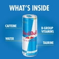 thumbnail image 3 of Red Bull Sugar Free Energy Drink with 80mg Caffeine plus Taurine & B Vitamins, 8.4 Fl Oz, Pack of 4 Cans, 3 of 5