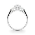 thumbnail image 3 of Circle Jewel 2.02 Ct Marquise Cut Moissanite Ring - Elegant Prong Set Three Stone Engagement Ring - 14K White Gold Plated Ring for Women - Ideal Proposal Ring - Timeless Jewelry Gift for Her, 3 of 3