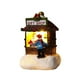 thumbnail image 3 of Figura de Papá Noel con casa luminosa navideña, adorno navideño, estatua LED Tienda de regalos, 3 of 9