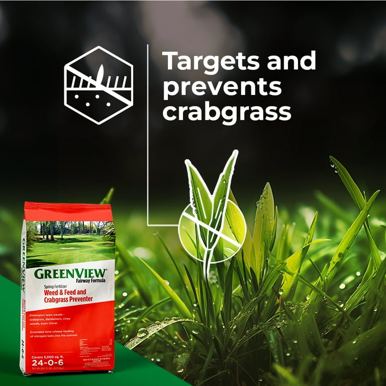 GreenView 36 lb. Fairway Formula Spring Fertilizer Weed and Feed and Crabgrass Preventer
