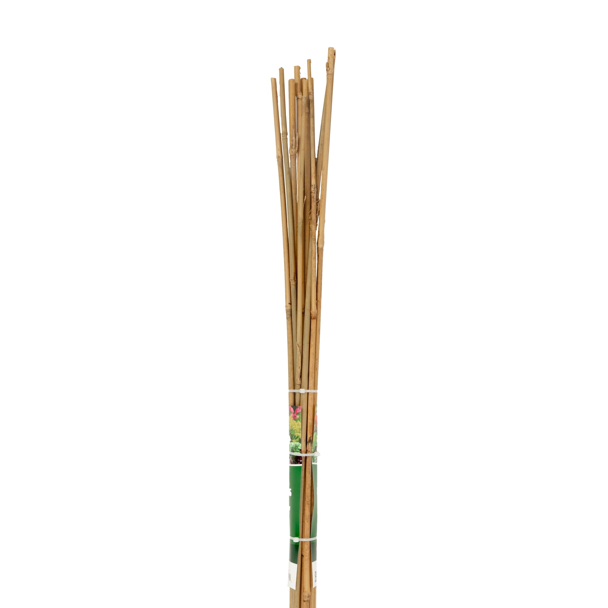 Expert Gardener Bamboo Plant Stakes, 5-Ft, Set of 12, Natural and Sustainable Garden Supports