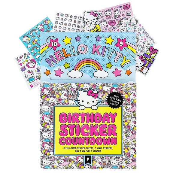 Sanrio Hello Kitty & Friends Birthday Sticker Countdown Calendar