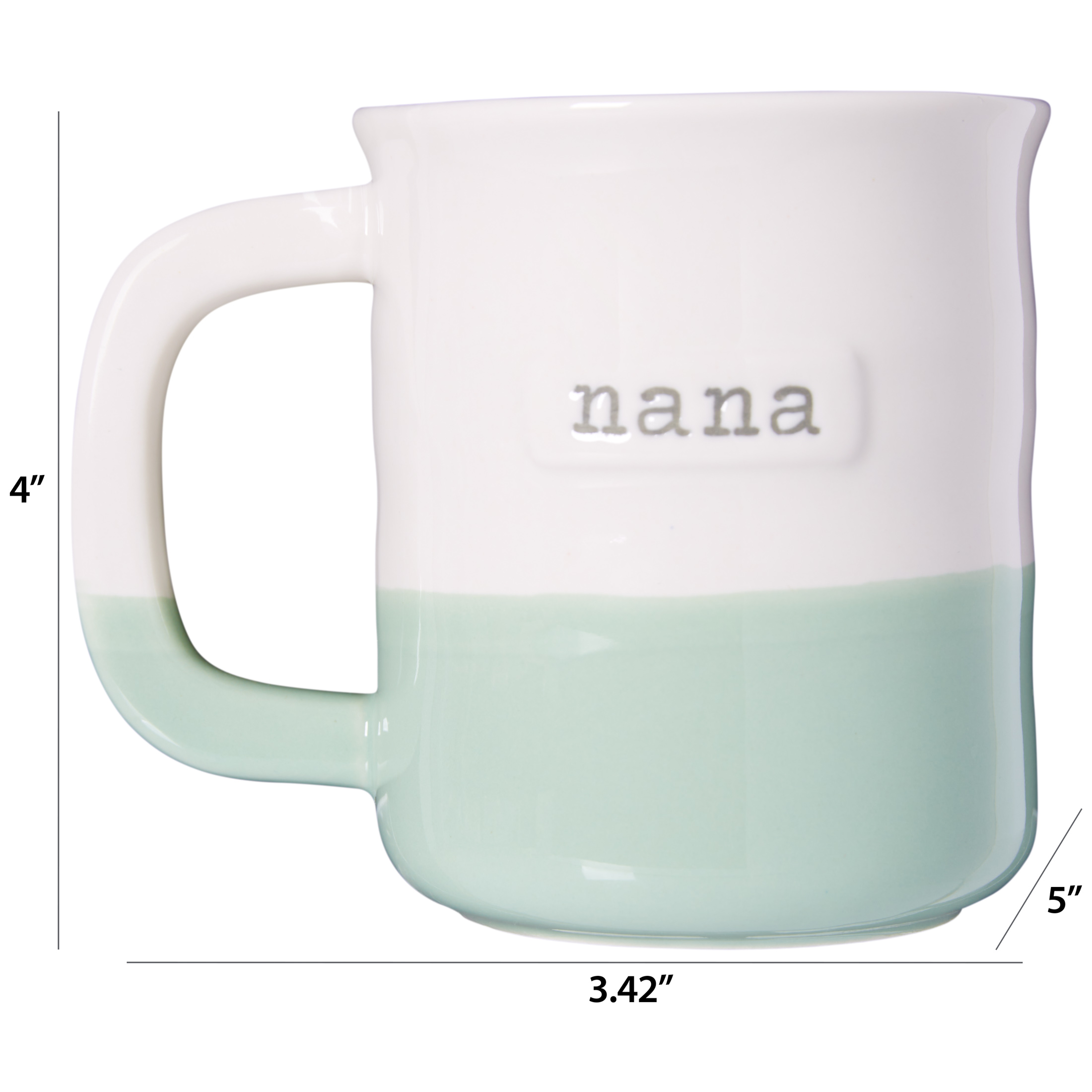 Mother's Day Mint Green & White Ceramic Mug, Nana-Way To Celebrate - image 5 of 7