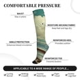 thumbnail image 3 of Bixox Serene Coastal Blue Sky Print Compression Socks,Compression Socks Women & Men Circulation for Medical,Running,Athletic, 3 of 7