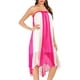thumbnail image 4 of Sonducket larga de gasa de retazos para mujer, faldas bohemias, vestidos de verano hasta el tobillo, vestido de playa elegante Irregular, Vestidos Rojo y blanco tamaño libre, 4 of 6