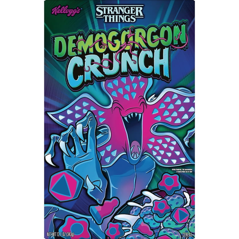 Kellogg's Stranger Things Demogorgon Crunch Cereal, Limited