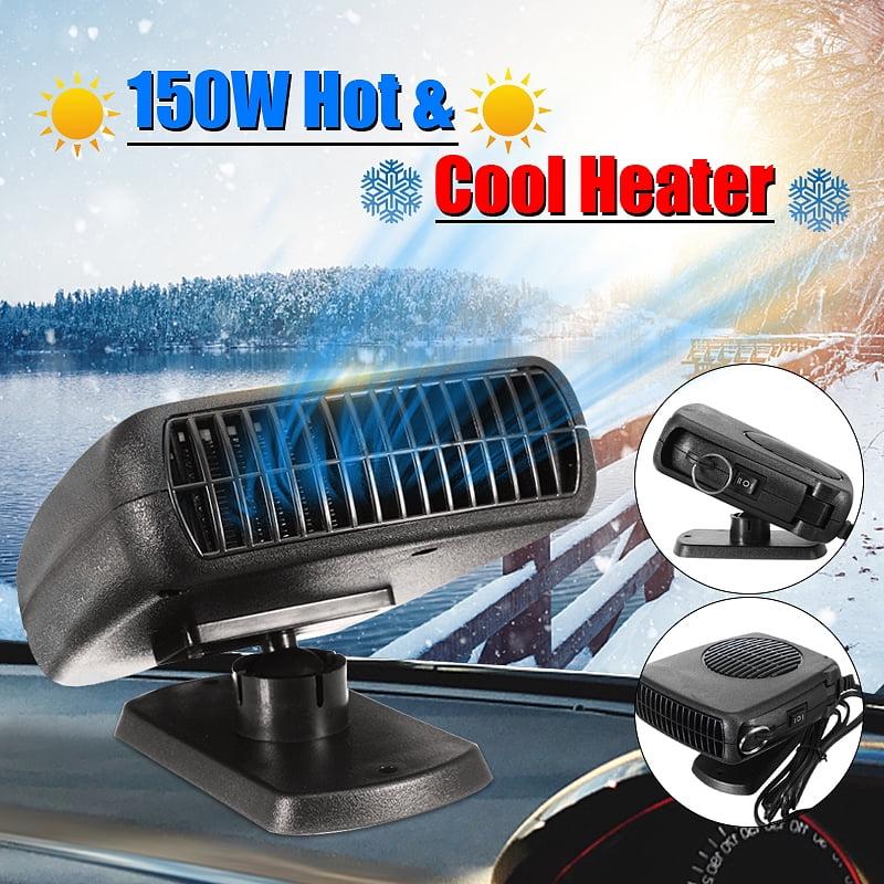 12V 150W Anion Auto Calentador Fan Defroster Demister Machine para Uso en el hogar del autom/óvil Gris Oscuro Ongoion Demister de Ventana