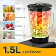 thumbnail image 6 of SPECSTAR 6 in 1 Multifunctional Stand Mixer with 8.5 Quart Stainless Steel Bowl, 660W 10 Speed Tilt-Head Meat Grinder, Juice Blender, Vegetable Slicer, Pasta and Cookie Maker, Black, 6 of 7