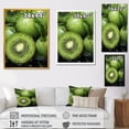 thumbnail image 4 of Designart "Kiwi Gardens Delight I" Food & Beverage Canvas Wall Art - Traditional Green Fruits Entryway Wall Art, 4 of 6