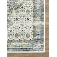 thumbnail image 3 of Abani Porto Collection 6' x 9' Blue Cream Traditional Medallion Area Rug, 3 of 5