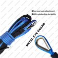 thumbnail image 2 of Synthetic Winch Rope 5/16 Inch x 50 ft 10500LBs with Black Protecing Sleeve and Thimble for ATV UTV SUV Winches Line Cable Rope(Blue), 2 of 5