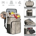 thumbnail image 5 of Family Travel Cooler Backpack - 20L Insulated Leakproof Picnic Bag for Vacation, Hiking & Beach, Lightweight & Spacious for 26 Cans, 5 of 5