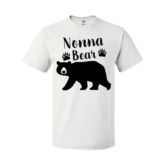 Inktastic Nonna Bear in Black T-Shirt