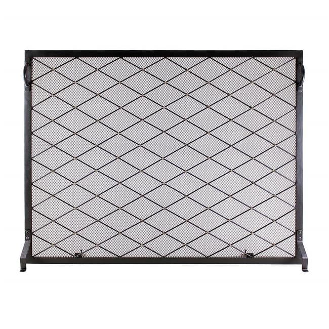 Minuteman Sf 4433 44 X 33 In Harlequin Flat Fireplace Screen