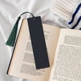 thumbnail image 4 of Kdxio Black Fish scales Print Metal Tassel Bookmarks,Perfect Gift for Art Lovers and Bookworms Metal Bookmarks for Women, 4 of 8