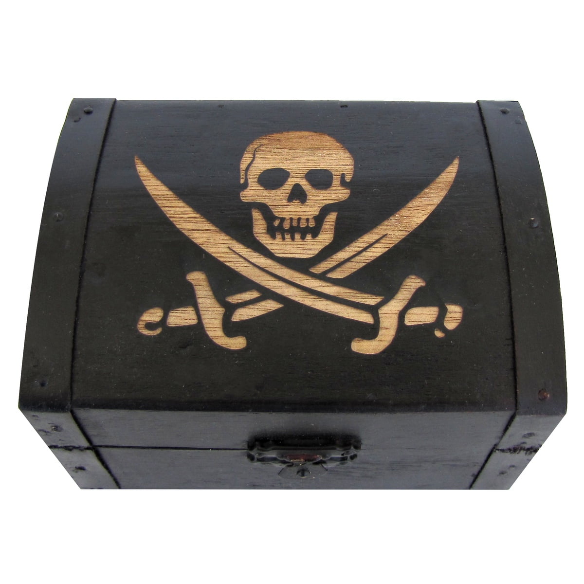 Clearance Jolly Roger/ Skull & Crossbones Pirate Treasure Chest Christmas Box 