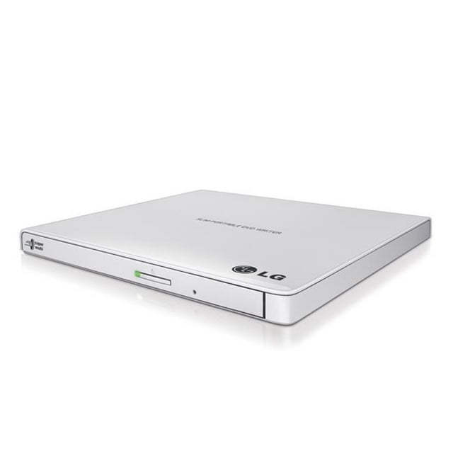 LG Commercial External DVDRW, 8x Slim USB - White