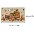 thumbnail image 3 of Door Mat Thanksgiving Fall Decorative Door Mat Farmhouse Happy Fall Yall Doormat Autumn Buffalo Plaid Doormats Non Slip Fall Indoor Floor Mat Low Profile Entryway Rug For Autumn Holiday Mat, 3 of 6
