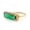 Rose Gold Plated, variant on Gitansh Jewels Real Faceted Tourmaline Fluorite Diamond Halo Ring Engagement Ring Size 9 US