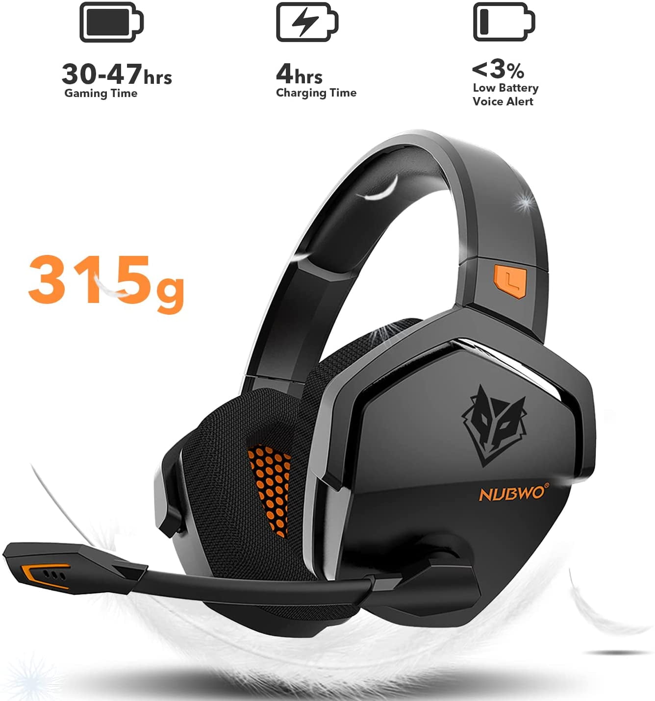 Prædiken nabo Forbavselse G06 Wireless Gaming Headset with Microphone for PS5, PS4, PC, Mac, 3-in-1  Gamer Headphones wit Mic, 2.4GHz Wireless for PS Console, Bluetooth Mode  for Switch, Wired Mode for Controller - Walmart.com