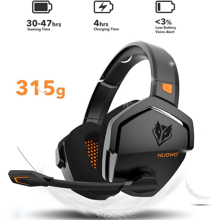 G06 Wireless Gaming Headset with Microphone for PS5, PS4, PC, Mac, 3-in-1  Gamer Headphones wit Mic, 2.4GHz Wireless for PS Console, Bluetooth Mode  for Switch, Wired Mode for Controller - Walmart.com