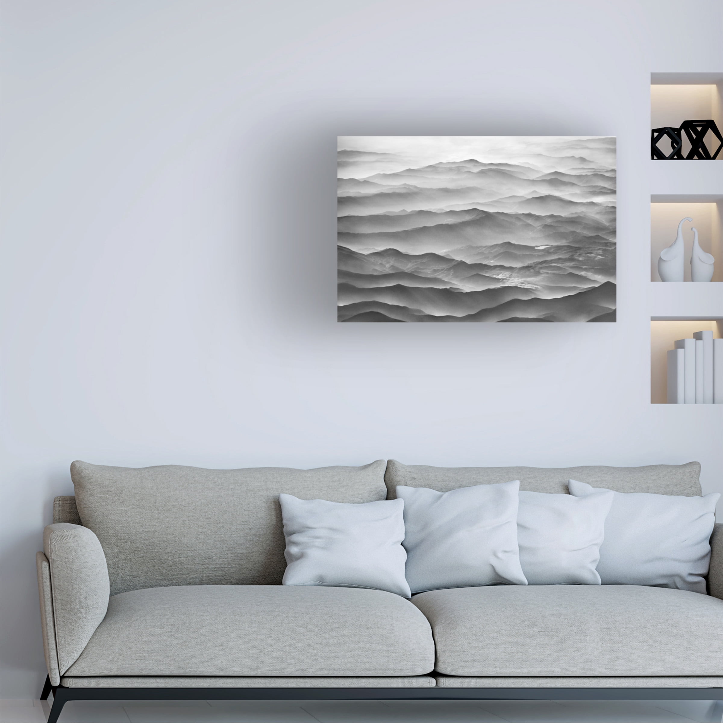 Ben Heine 'Ocean Mountains' Canvas Art