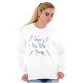 thumbnail image 3 of Cute Enjoy the Little Things Feathers Women Plus Size Crewneck Sweatshirt Brisco Brands 2X, 3 of 5